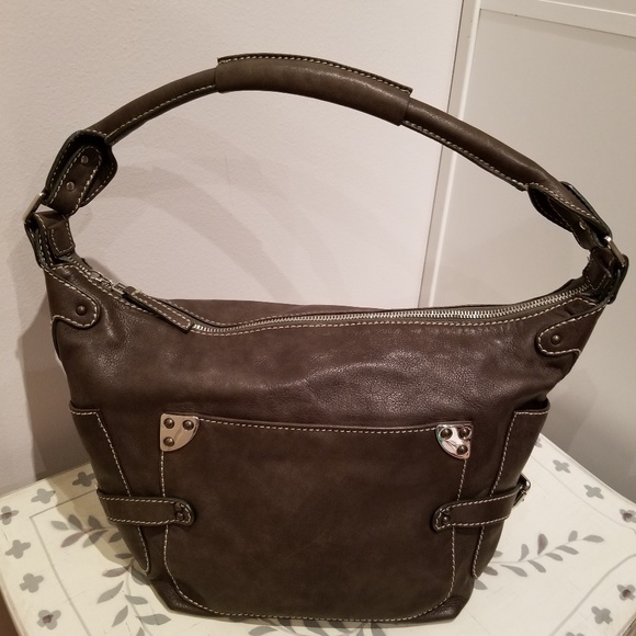 Nuovedive Handbags - Nuovedive Made in Italy Hobo Style Leather Bag